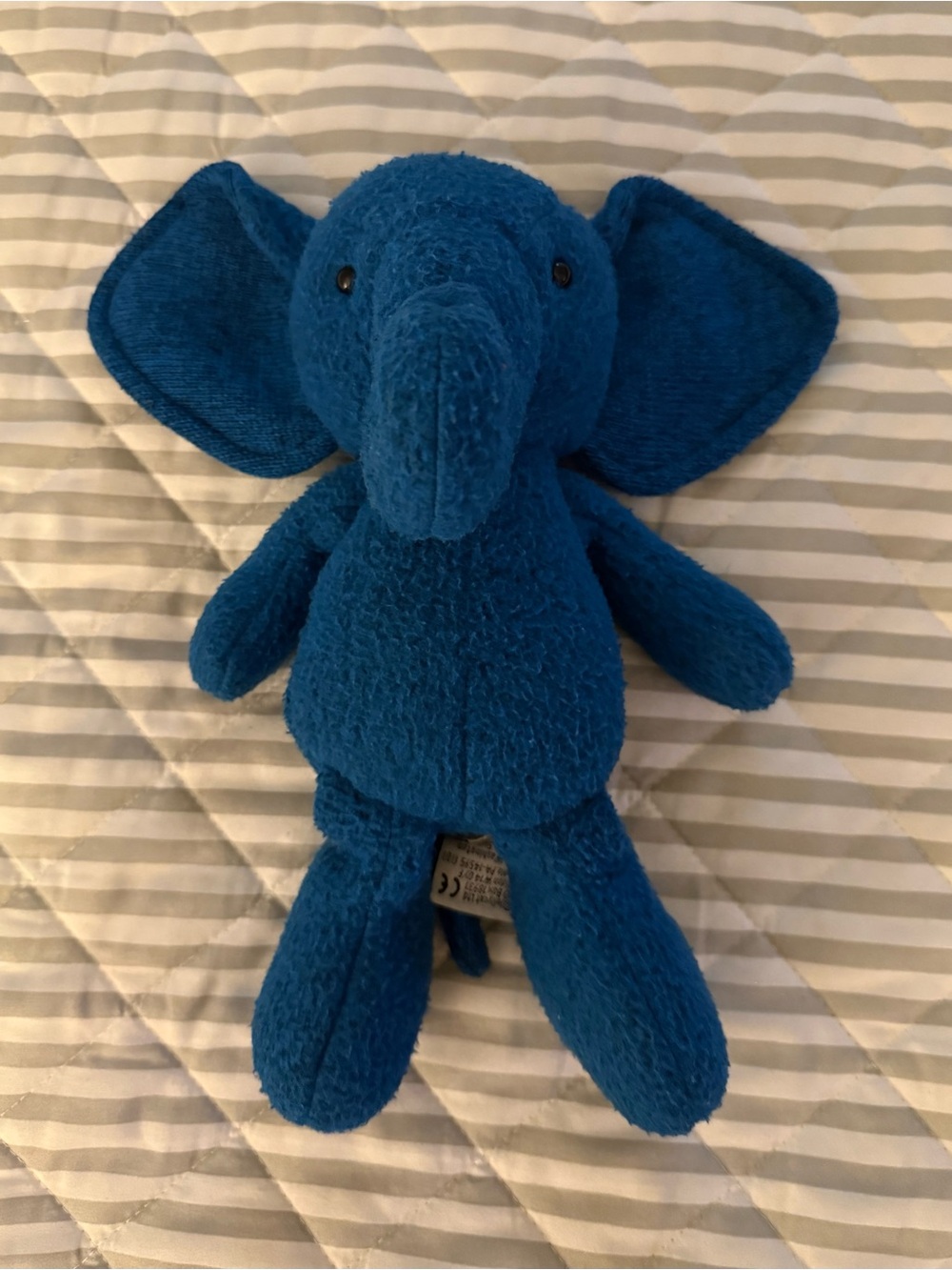 Jellycat London Blue Fleece Vivi Elephant Stuffed Animal Plush Toy 11”